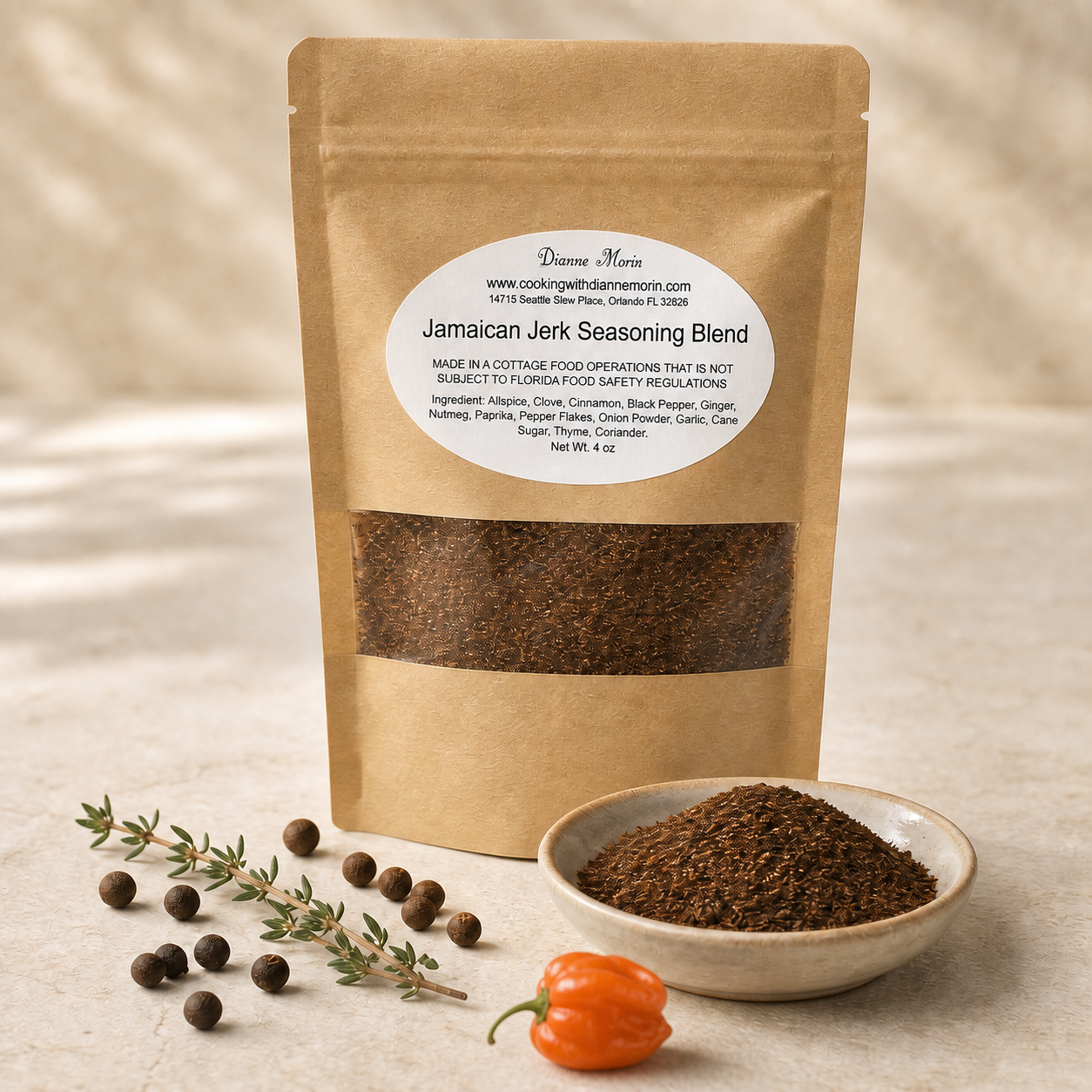 Dianne's Jamaican Jerk Seasoning Blend